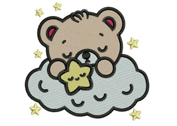 Cute Baby Bear and Star Embroidery Review