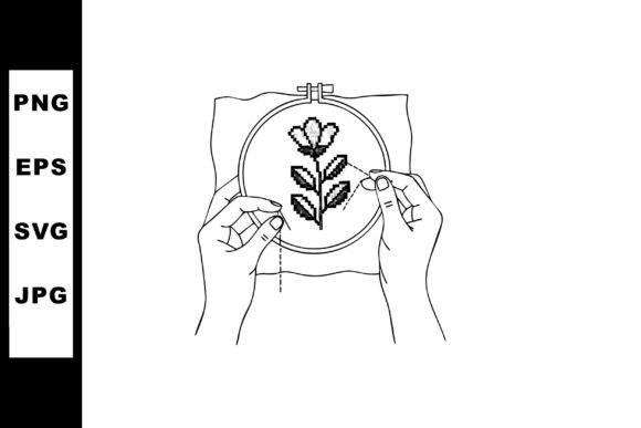 Hands Stitching Flower Embroidery Hoop C Review