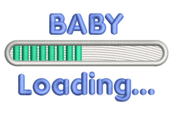 Review: Baby Loading Embroidery Design for Modern Projects