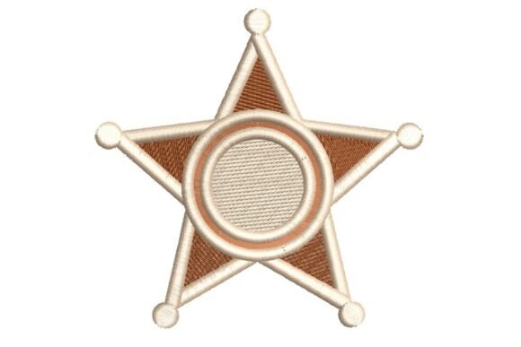 Review: Classic Sheriff Star Badge Embroidery Design