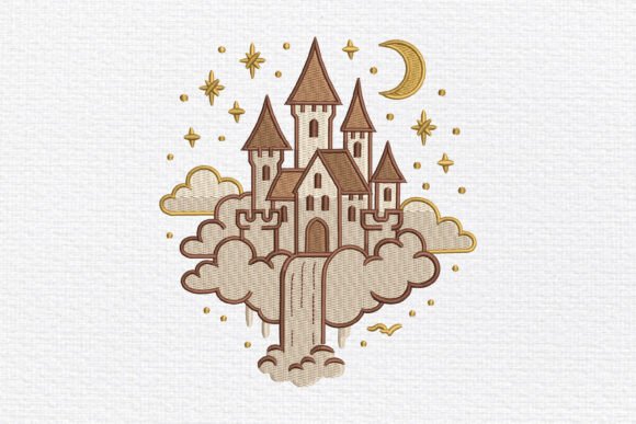 Review: Dreamy Cloud Castle Embroidery Design