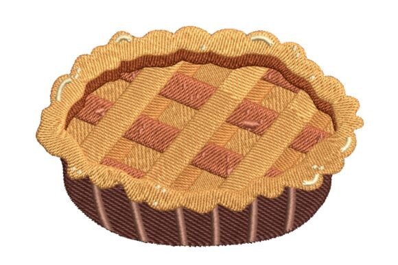 Review: Festive Thanksgiving Lattice Pie Embroidery