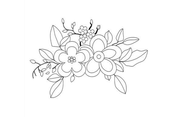 Review: Floral Embroidery and Coloring Template for Makers