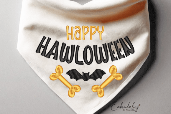 Review: Halloween Pet Bandana Machine Embroidery Design