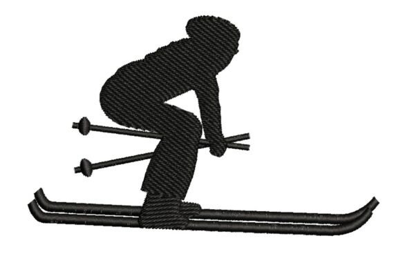Review: Skier Silhouette Embroidery Design for Craft Fairs