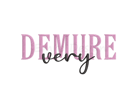 Review: Very Demure Embroidery Design for Handmade Gifts