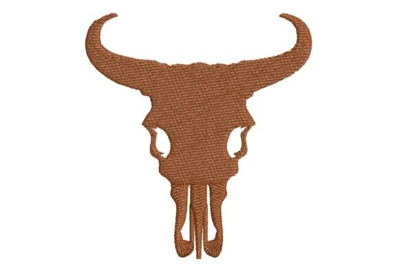 Review: Western Bison Skull Embroidery Design
