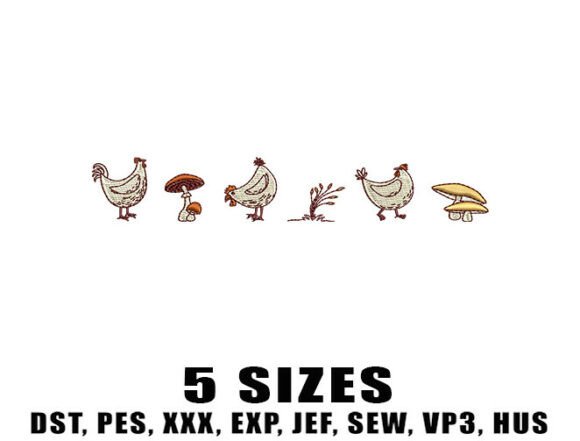 Reviewing Cartoon Chicken Embroidery Designs for Holiday Sales