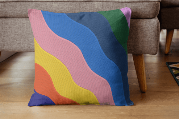 Reviewing Colorful Wavy Embroidery Design for Etsy Shops