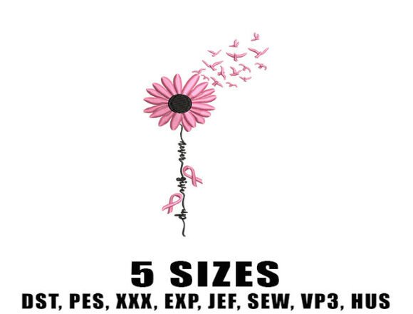 Reviewing the Awareness Sunflower Embroidery Design
