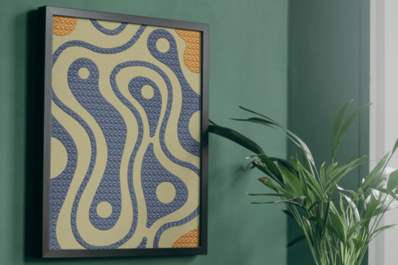 Reviewing the Biomorphic Abstract Embroidery Design