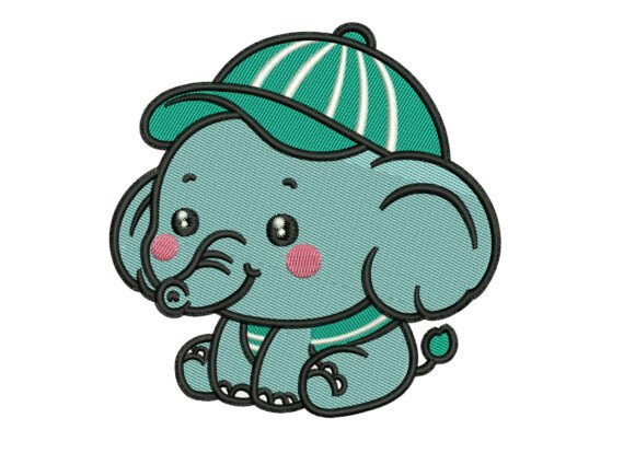 Reviewing the Cute Baby Elephant Embroidery Design