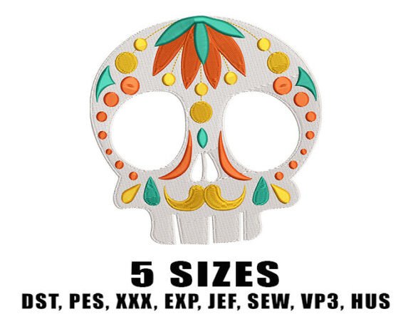 Reviewing the Day of the Dead Embroidery Design