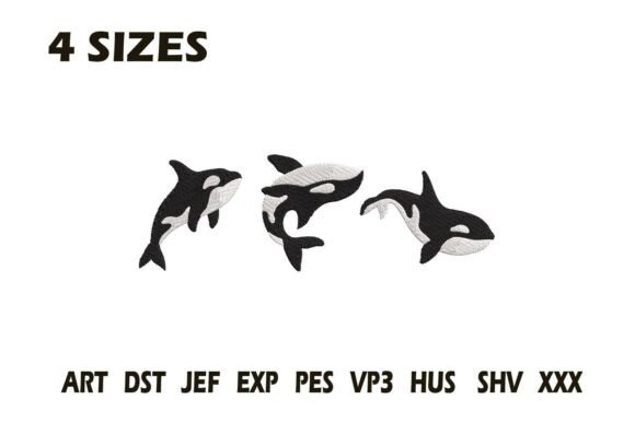 Reviewing the Orca Whale Family Embroidery Design