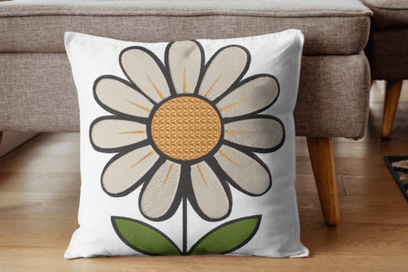 Reviewing the White Daisy Flower Embroidery Design